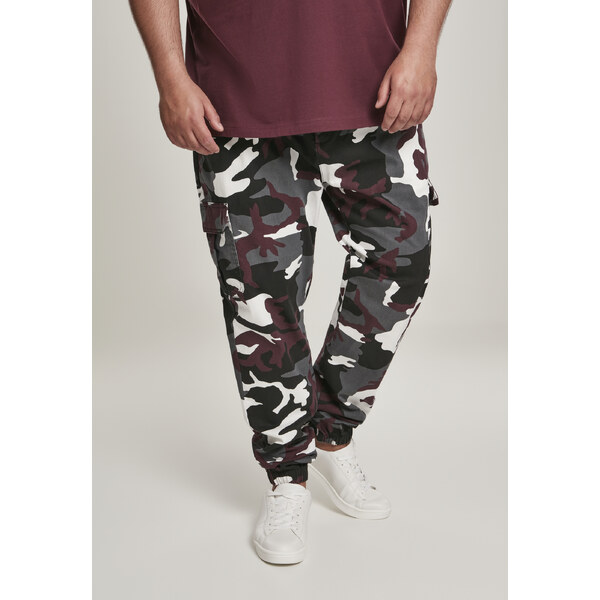 Urban Classics Camo Cargo Jogging Pants 2.0 Wine Camo 50654406
