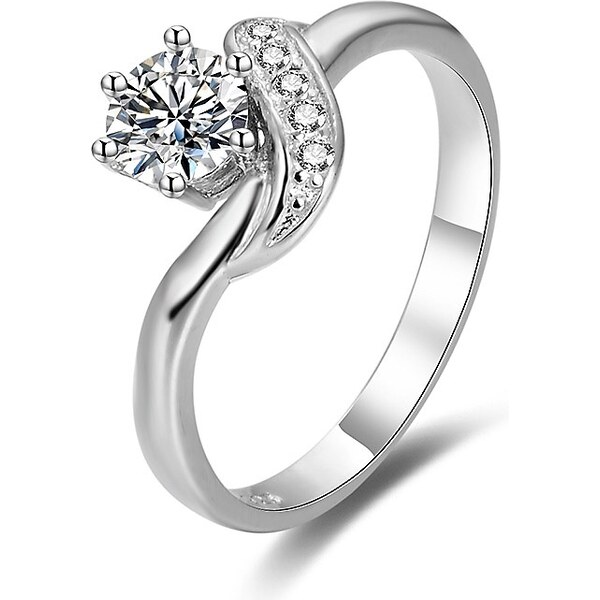 Olivie Strieborný zásnubný prsteň 4333 19493821
