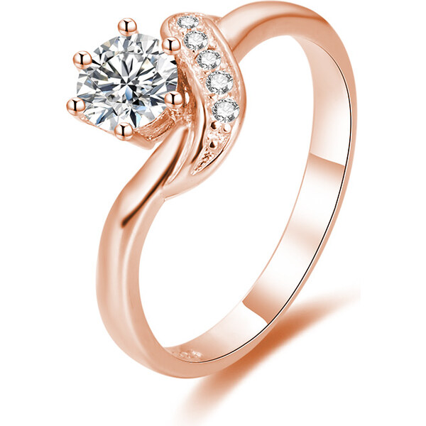 Olivie Strieborný zásnubný prsteň ROSE 4334 19493822