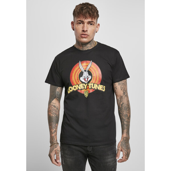 Merchcode Black T-shirt with Looney Tunes Bugs Bunny logo 58240027