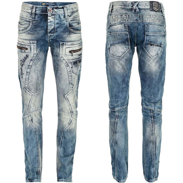 CIPO & BAXX nohavice pánske C-1178 L:34 regular fit jeans džínsy 31165398