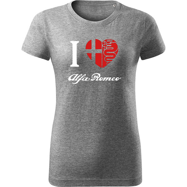 T-ričko I Love Alfa Romeo dámske tričko 19511333