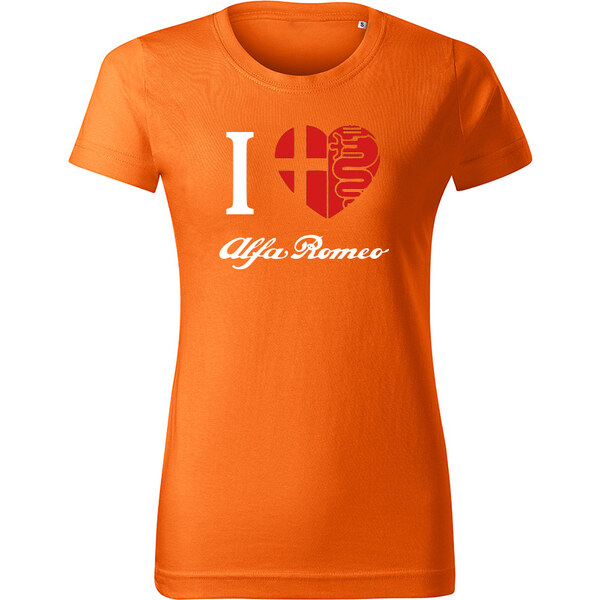 T-ričko I Love Alfa Romeo dámske tričko 19511340