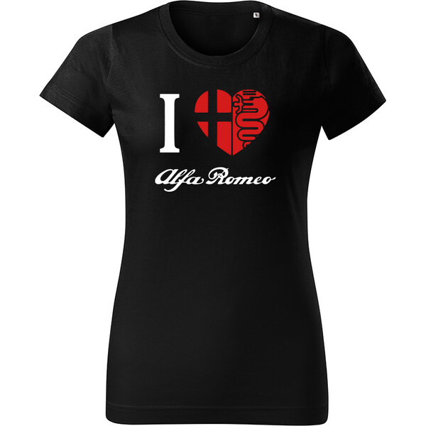 T-ričko I Love Alfa Romeo dámske tričko 19511334