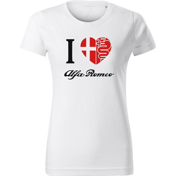 T-ričko I Love Alfa Romeo dámske tričko 19511342