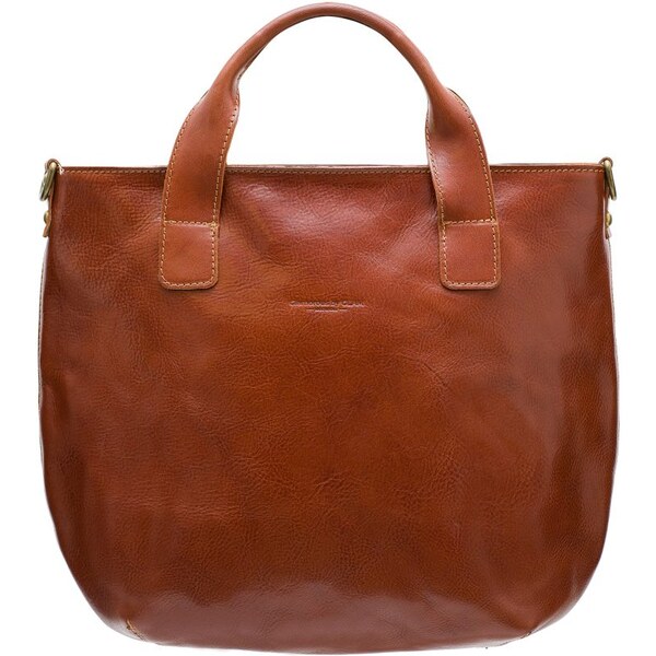 Glamorous by GLAM Santa Croce Kožená kabelka do ruky väčšia - medová 19525933