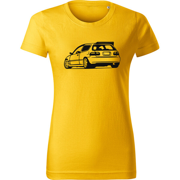 T-ričko Honda Civic EG6 back dámske tričko 19543221