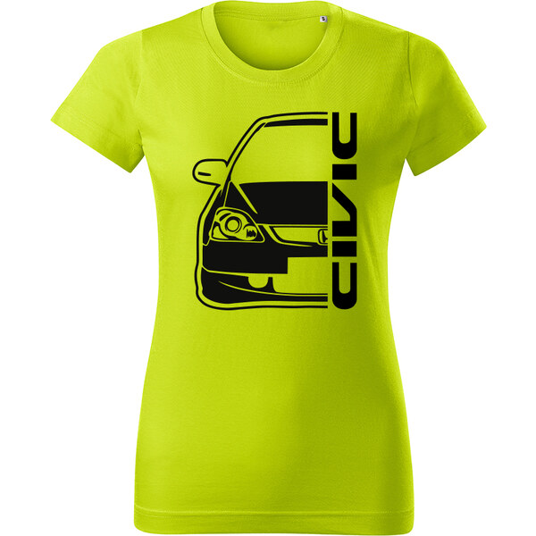 T-ričko Honda Civic 7g front dámske tričko 19543223