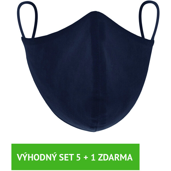 Liliana Ochrannérúškanatvárzvysokokvalitnejbavlnytmavomodré5ks 19569866