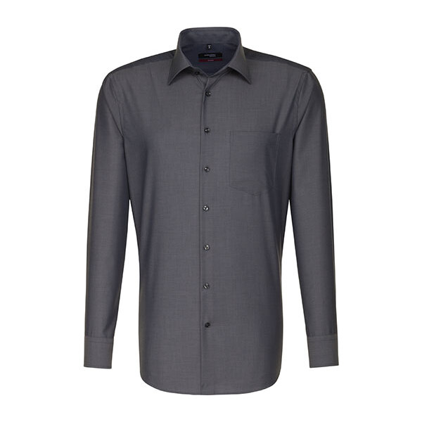 Pánska sivá nežehlivá košeľa Regular fit Seidensticker Predlžený rukáv 66909786