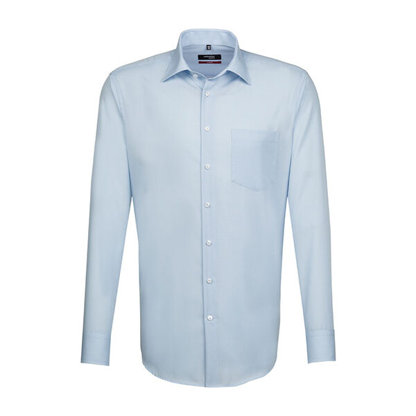 Pánska svetlo modrá nežehlivá košeľa Regular fit s dlhým rukávom 35452267