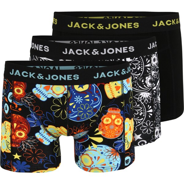 JACK & JONES Boxerky svetlomodrá / zmiešané farby / čierna 21069390