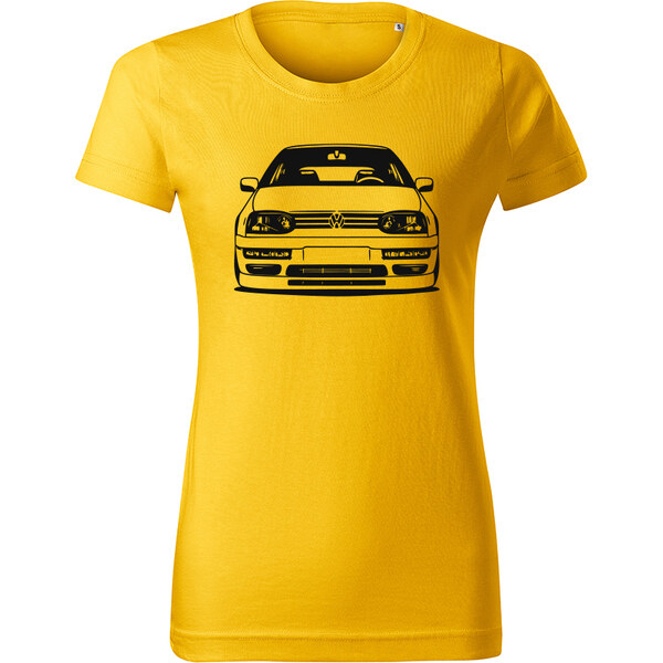 T-ričko Volkswagen Golf Mk3 Front dámske tričko 19679127