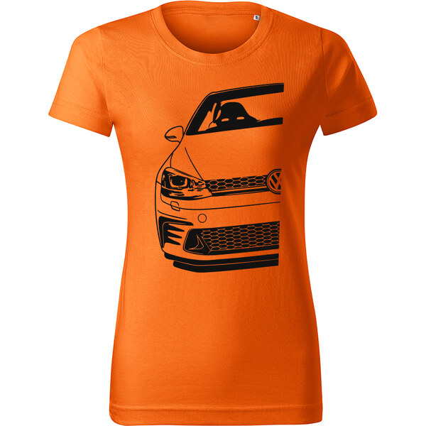 T-ričko Volkswagen Golf Mk7 GTi Half dámske tričko 19679130