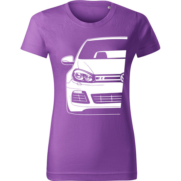 T-ričko Volkswagen Golf Mk6 R Half dámske tričko 19679131