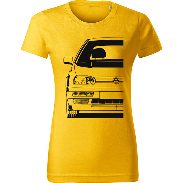 T-ričko Volkswagen Golf Mk3 GTi Half dámske tričko 19679137