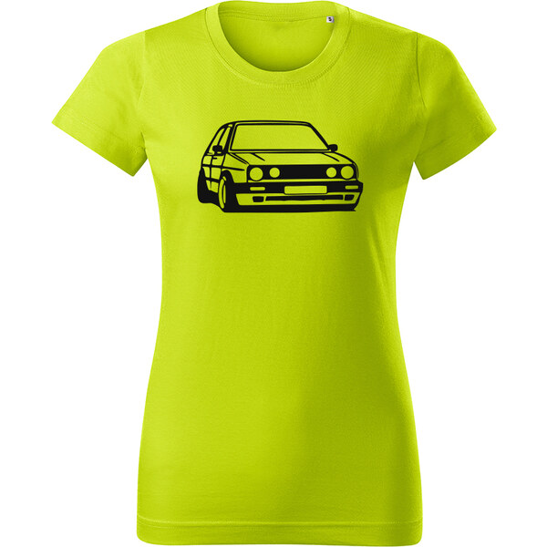 T-ričko Volkswagen Golf Mk2 Low dámske tričko 19679140