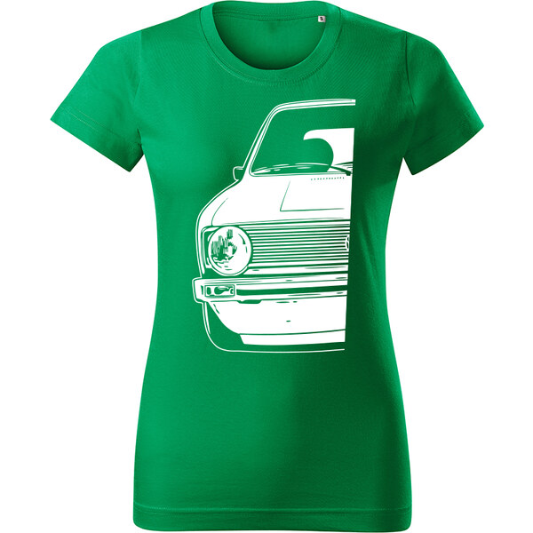 T-ričko Volkswagen Golf Mk1 GTi Half dámske tričko 19679138