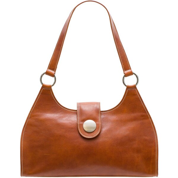 Glamorous by GLAM Santa Croce Kožená kabelka cez rameno s chlopňou a 19723317