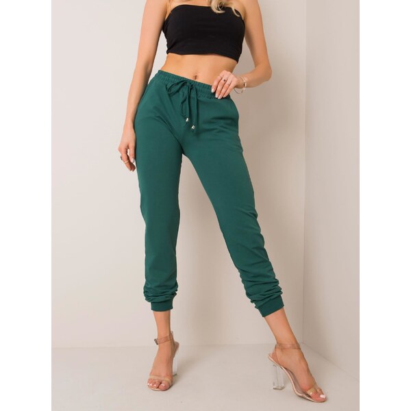 BASIC Feel Good Sweatpants-RV-DR-5040.02X-dark green 64682079
