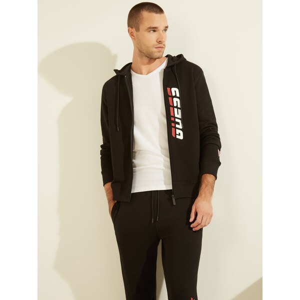 Pánska mikina U0BA50K9V31 - JBLK čierna - Guess 29605769