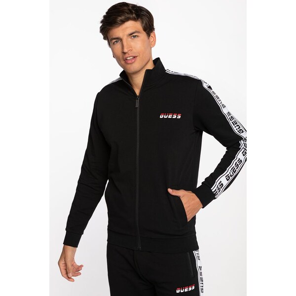 Pánska mikina U0BA33K6XF0 - JBLK čierna - Guess 37516099