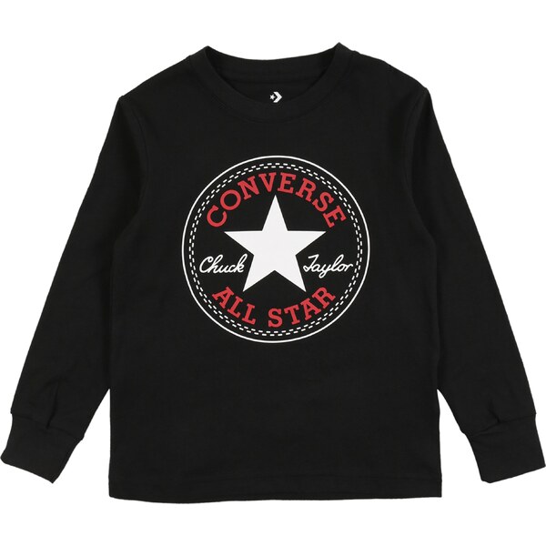 CONVERSE Tričko červená / čierna / biela 48921377