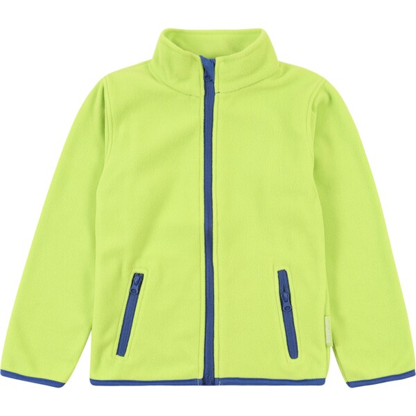 PLAYSHOES Flisová bunda modrá / kiwi 20295767