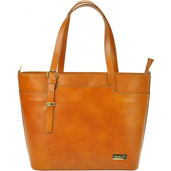 Kožená camel hnedá dámska kabelka Patrizia Piu 19886562