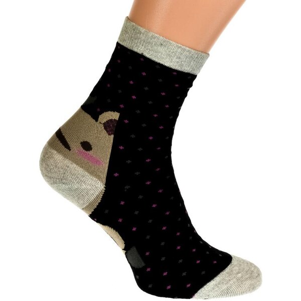 AURA.VIA Čierne ponožky MONA 19894482