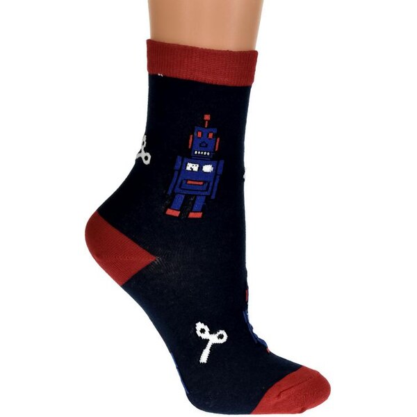 AURA.VIA Detské tmavo-modré ponožky TRAVIS 19894506