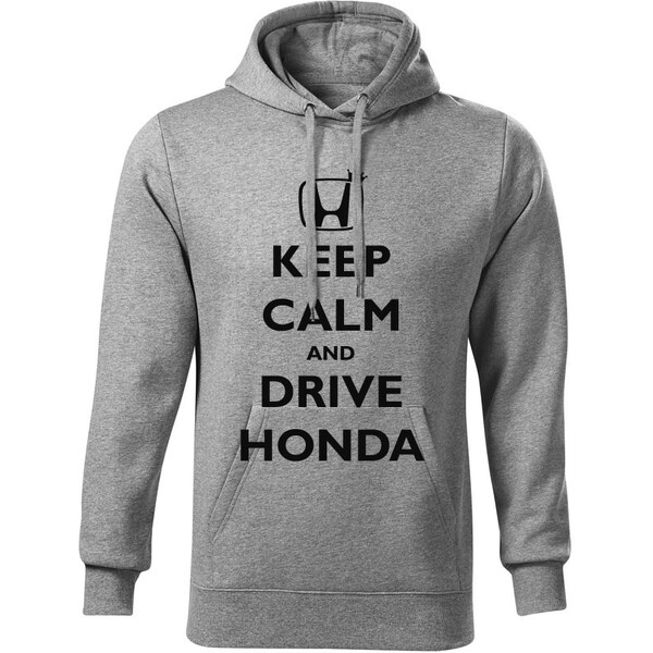 T-ričko Keep calm and drive Honda pánska mikina 19894555