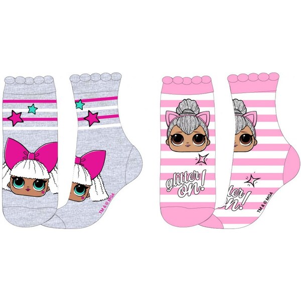 E plus M Dievčenské ponožky L.O.L. Surprise (2 páry) 19899219
