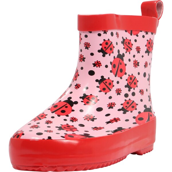 PLAYSHOES Gumáky ružová / svetločervená / čierna 52448296