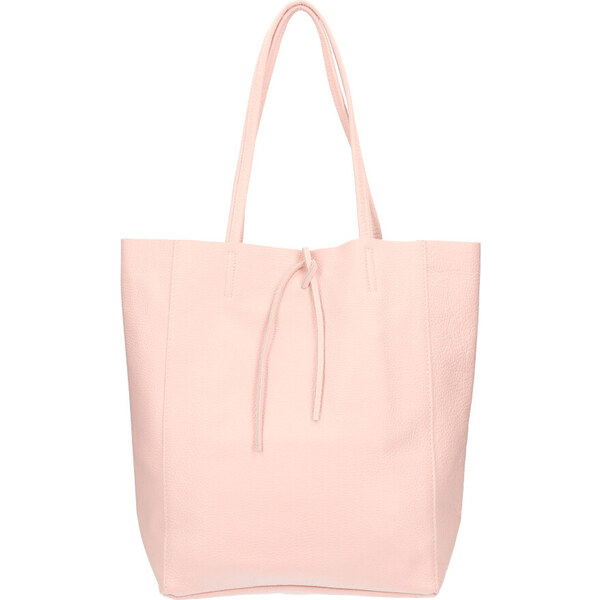 Glara Kožená kabelka shopper 27364529