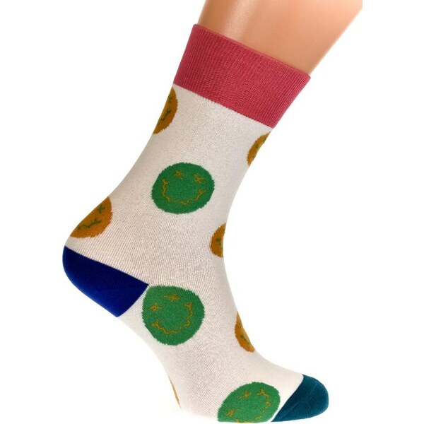 AURA.VIA Biele ponožky ERIN 34367793