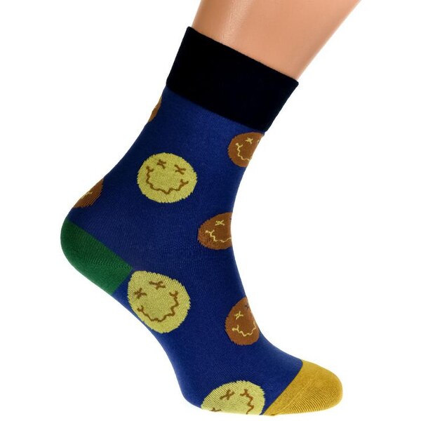 AURA.VIA Tmavo-modré ponožky ERIN 19933334