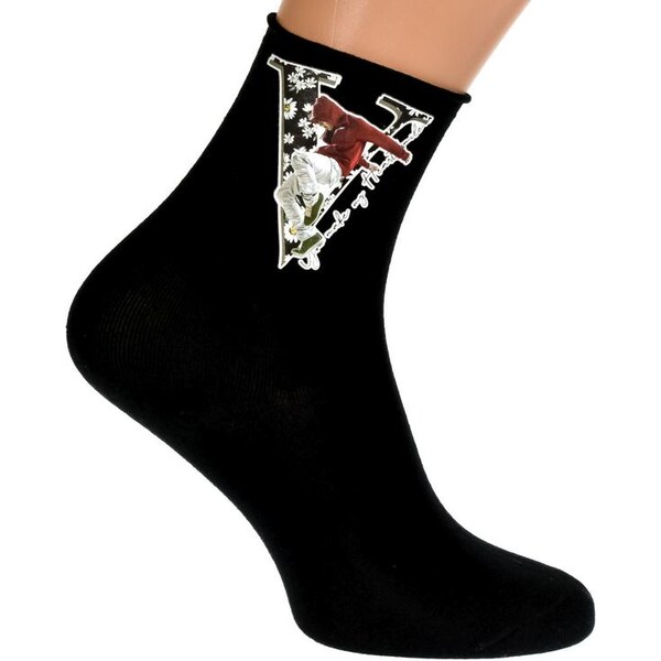 AURA.VIA Čierne ponožky VINN 19933330