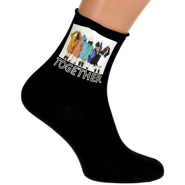 AURA.VIA Čierne ponožky VINN 3 19933327