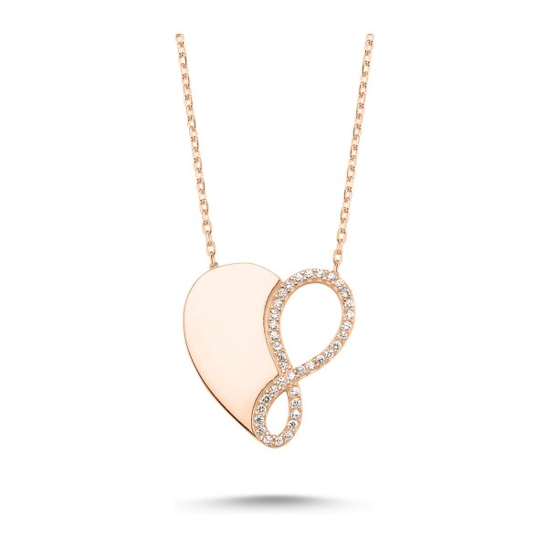 Olivie Strieborná retiazka ROSE SRDCE 4349 20035392