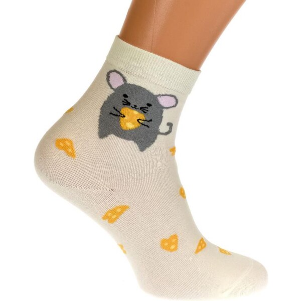 AURA.VIA Béžové ponožky JILIAN 19972186