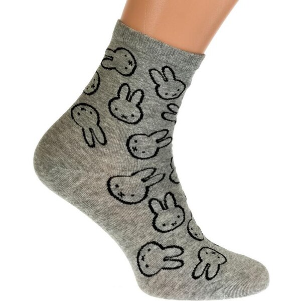 AURA.VIA Sivé ponožky ZELIN 20012964