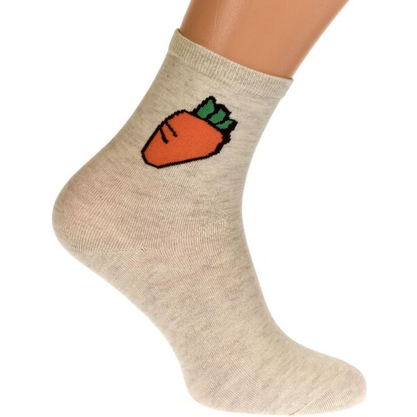 AURA.VIA Béžové ponožky ZELIN 20012967