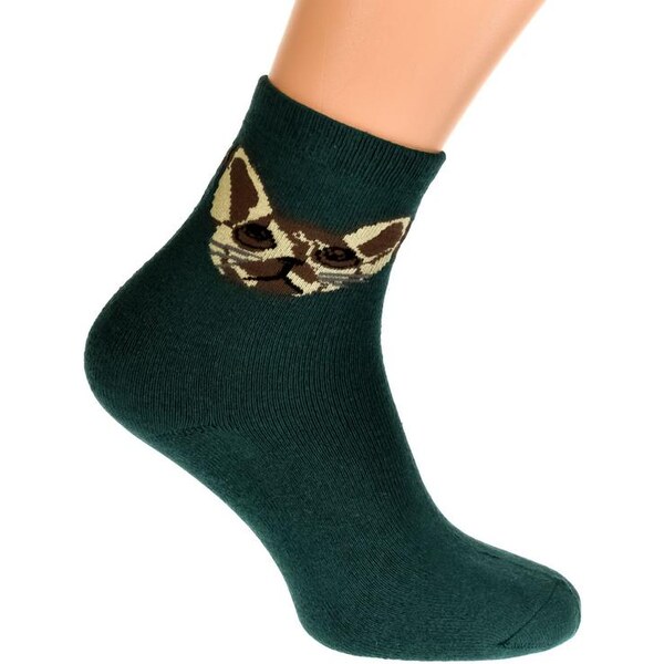 AURA.VIA Termo zelené ponožky LOUISE 20012975