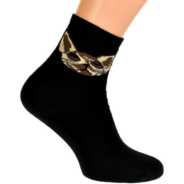 AURA.VIA Termo čierne ponožky LOUISE 20012980