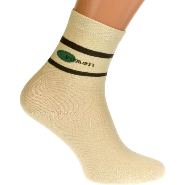 AURA.VIA Béžové ponožky WOMI 20012986