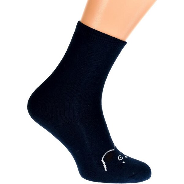 AURA.VIA Tmavo-modré ponožky ELSIE 20013002