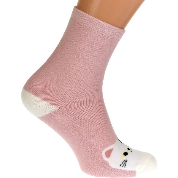 AURA.VIA Ružové ponožky ELSIE 20013004