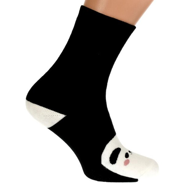 AURA.VIA Čierne ponožky ELSIE 20013005