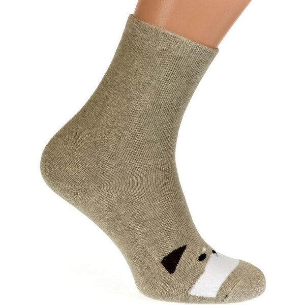 AURA.VIA Béžové ponožky ELSIE 20013006